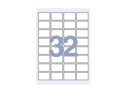 세모네모 전산 라벨지 C-3034 바코드분류 100매 32칸