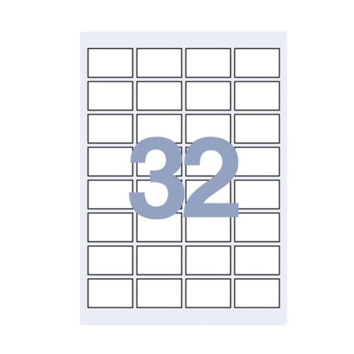 세모네모 전산 라벨지 C-3034 바코드분류 100매 32칸