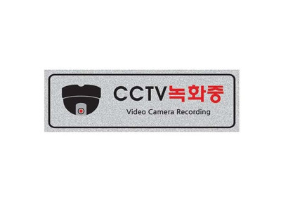 펄사인 CCTV녹화중/돔 5016 (250X80mm) 펄아크릴