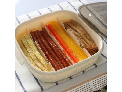 날짜표시 김밥재료 칸칸 보관용기 도시락 김발 증정