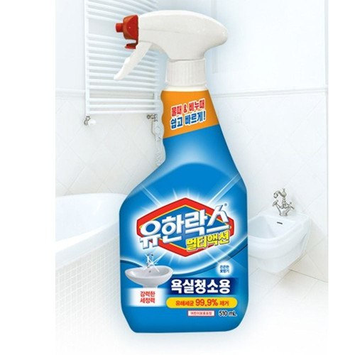 유한락스 멀티액션 욕실 청소 세정제 510ml 3개