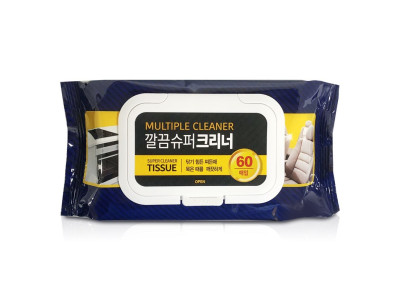 깔끔 슈퍼크리너 60매 크리너 청소용 물티슈 세정티슈