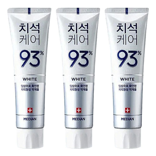 메디안 치석케어 치약 120g 3개 1P 미백 구취 예방