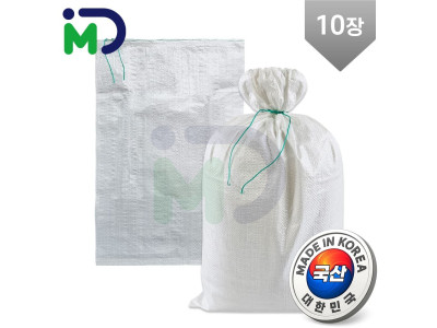 국산 마대 20kg 10장 자루 포대 현장마대 산업용 모래 폐기물 낙엽 재활용 분리수거