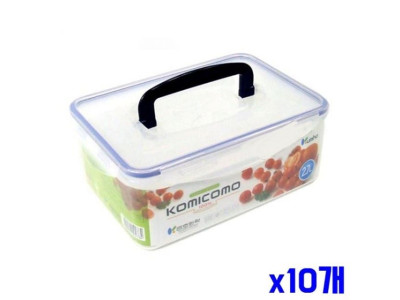핸디 손잡이 밀폐용기 2.7L x10개
