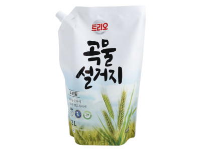트리오 곡물 우리밀 주방세제 리필 1.2L