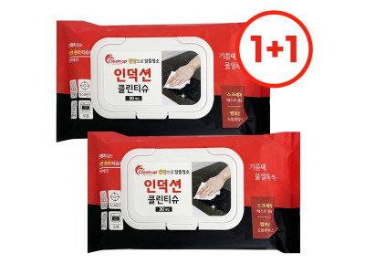 인덕션 클린티슈(30매) 1+1 찌든때 기름때 하이라이트