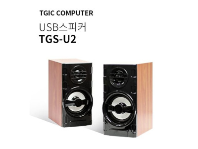 TGIC PC스피커/TGS-U2/우퍼/게임/음악/2채널