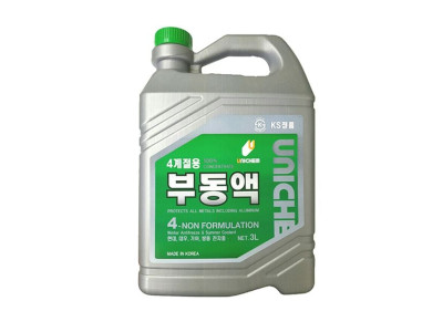유니켐 부동액 3L 4계절용 냉각부동액 동결방지 DL