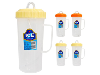 덕신 (손잡이 빨대컵) x(5개)500ml 병원물컵 환자물병