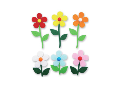 펠트 줄기꽃(중)SET (4X8cm) 환경꾸미기재료