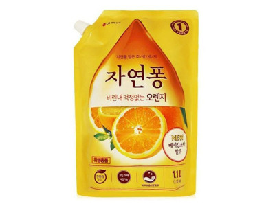 리필형 1.1L 주방세제 오렌지향주방세제 1.1L리필세제 자연퐁