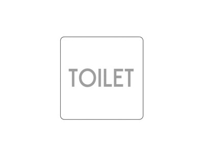 아크릴표지판 120×120mm TOILET 3900-9