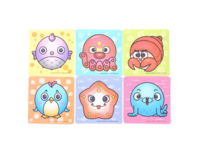 미끄럼방지패드(바다이야기6P)20x20cm