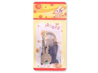 열쇠자물쇠45A(색상램덤)4.5x7x2cm