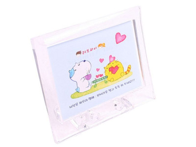 유리 차량액자(가로)10x8cm