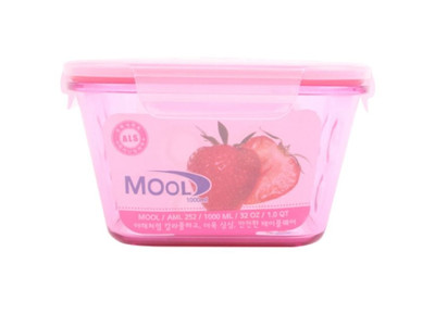 (set)정사각 물방울밀폐용기1000ML(램덤발송) 5개