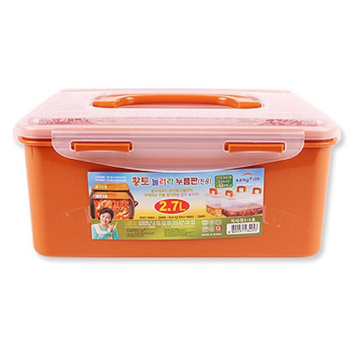 (set)황토누름이 직사각 2.7L 6개