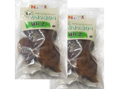천연수제간식 돼지코3P