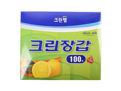 크린랩 크린장갑(100매)