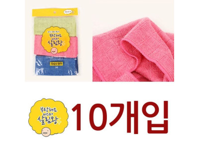 DY 생활D 극세사 행주 3입 X 10개입