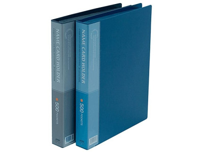 명함첩 500명(흑색) 화일 바인더 보관철 대흥 N500 발포PP