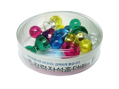 큐티 초강력 자석홀더 중 (15mmX10입)