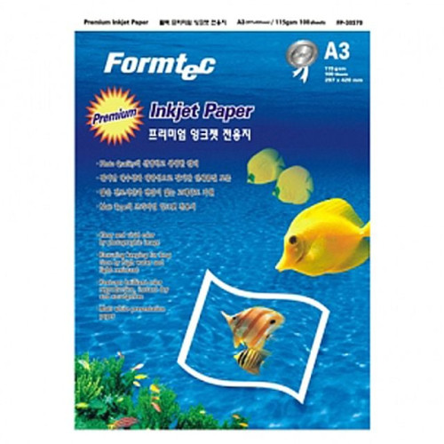 폼텍 프리미엄 잉크젯전용지 A3(115g 100매) FP-30570