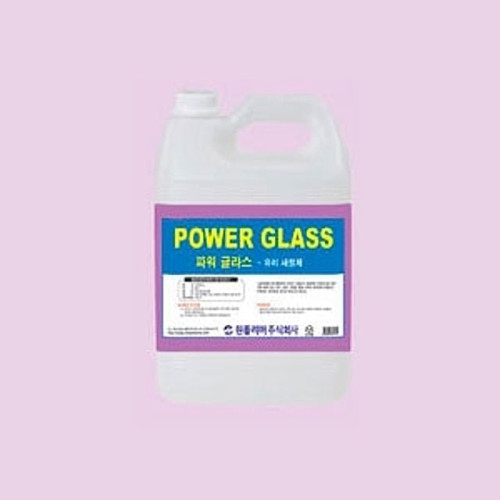 중성 유리 세정제 파워글라스 3.75L 유리세제