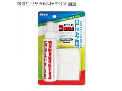 문교 화이트보드크리너100ml 스프레이+천