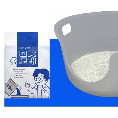 고양이 천연 벤토나이트 모래 6.3kg 1P 입자 균일