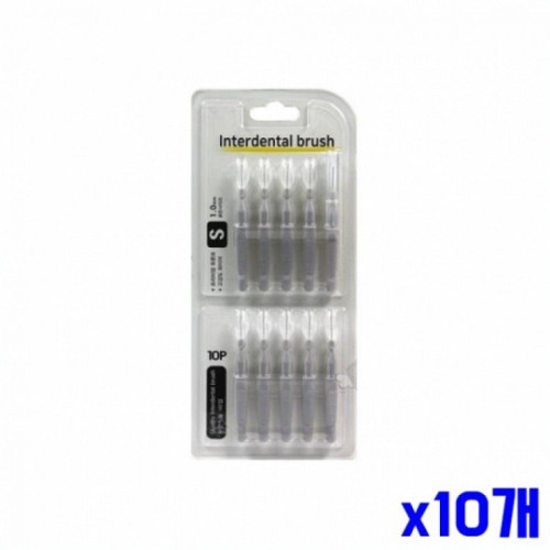 치간 칫솔 I형 1.0mm 10개 플라그제거