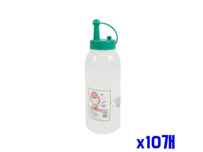 새지 않는 투명 케찹병 특대 x10개 소스통 소스보관통