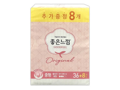 좋은느낌 울트라 날개 중형 44P 생리대 -O
