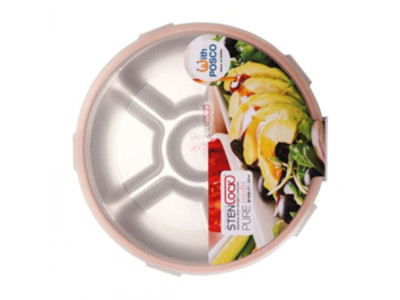 스텐락 멀티 밀폐용기 920ml 원형 나눔 반찬통 도시락
