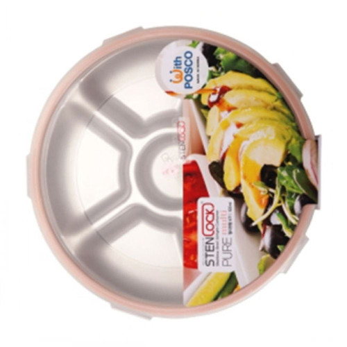 스텐락 멀티 밀폐용기 920ml 원형 나눔 반찬통 도시락