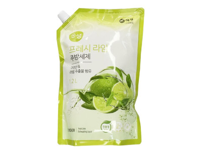 순샘 프레시 라임 주방세제 리필 1.2L - O