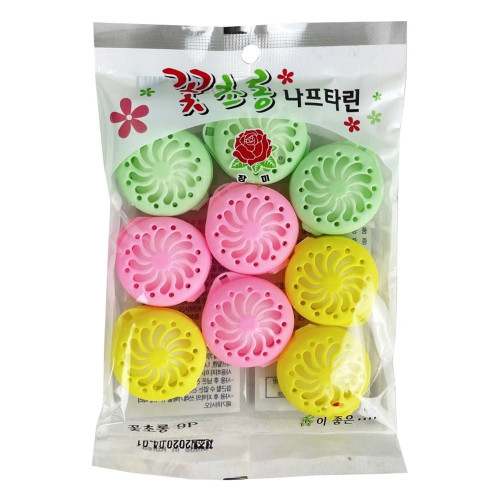 장미 꽃초롱 나프타린 6g X 9개입나프탈렌 좀약 - O