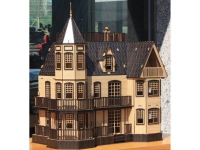 3D나무입체퍼즐 Laurel Town Home Black Big