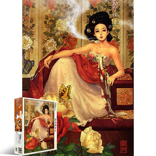 직소퍼즐 500피스 목단화 여인 (PL665)