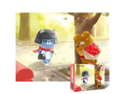 500피스 직소퍼즐 - 카카오프렌즈 두근 프로도 네오