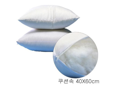 쿠션속통 지퍼형 40X60cm 1개