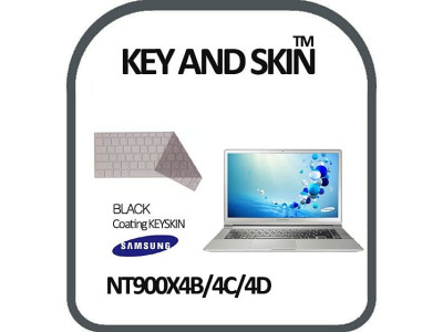 블랙칼라스킨 삼성 아티브북9 NT900X4 노트북 키스킨