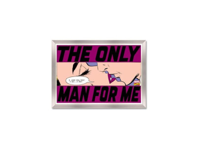 500피스퍼즐 액자세트 ONLY MAN FOR ME 모던실버