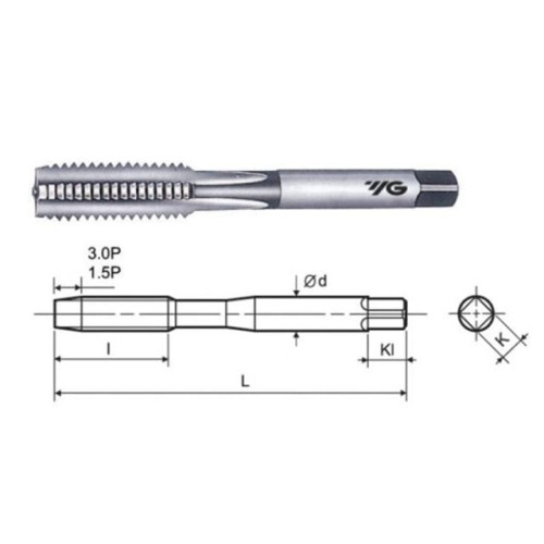 초경핸드탭 CHT100-150 M10X1.5 (T0451424) (1EA)