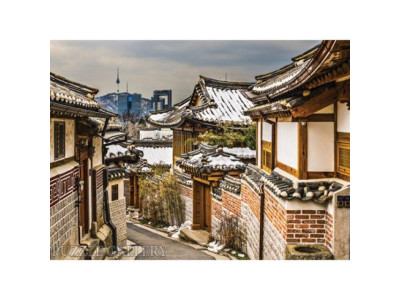 1000조각 직소퍼즐 - 서울타워가 보이는 북촌의 거리