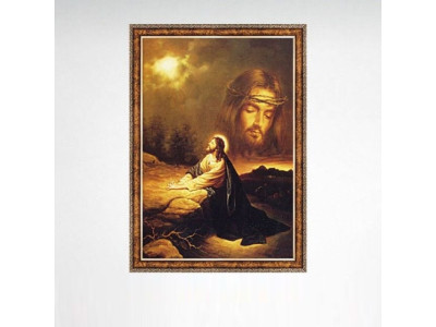 1000피스 겟세마네의 기도 직소퍼즐 앤틱골드액자포함