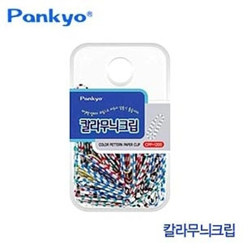 칼라무늬크립  CPP-1200  장식용 (17)1-12 사무 문서고정 정리 문구 컬러무늬클립