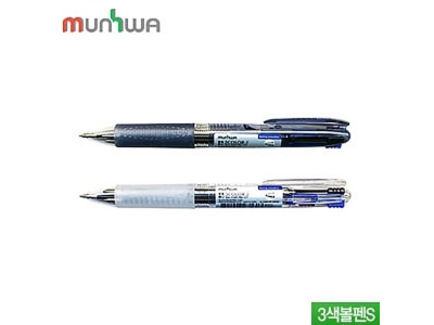 3색볼펜S(3colorS) 낱개(임의배송)