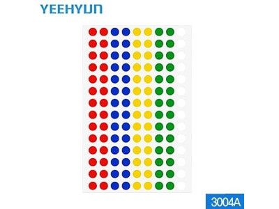 칼라분류라벨(견출지) 15개묶음 3004A